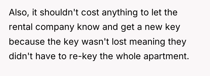 Also, it shouldn't cost anything to let the rental company...