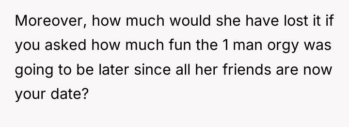 Moreover, how much would she have lost it if you...