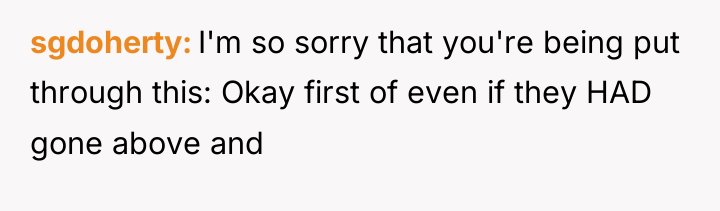 sgdoherty I'm so sorry that you're being put through this:...
