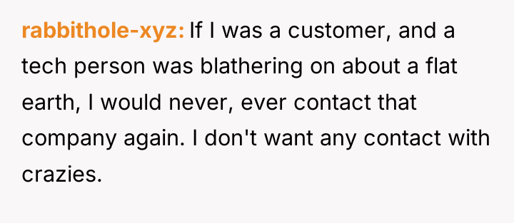 rabbithole-xyz If I was a customer, and a tech person...