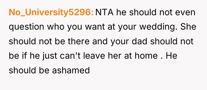 No_University5296 NTA he should not even question who you want...