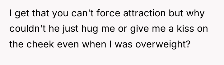 I get that you can't force attraction but why couldn't...