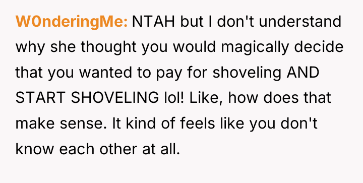 W0nderingMe NTAH but I don't understand why she thought you...