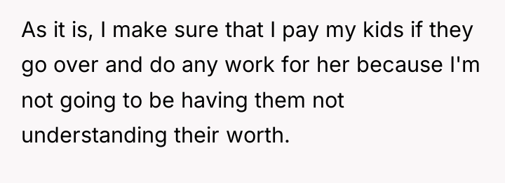 As it is, I make sure that I pay my...