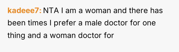kadeee7 NTA I am a woman and there has been...