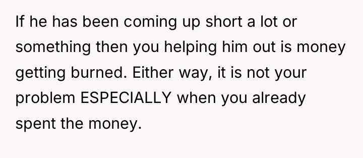 If he has been coming up short a lot or...