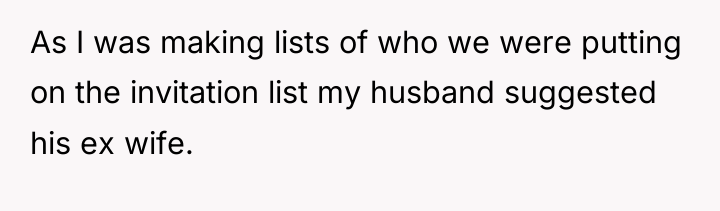 As I was making lists of who we were putting...
