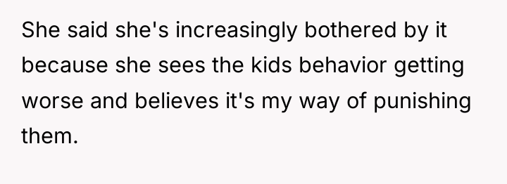 She said she's increasingly bothered by it because she sees...