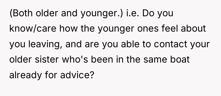 (Both older and younger.) i.e. Do you know/care how the...