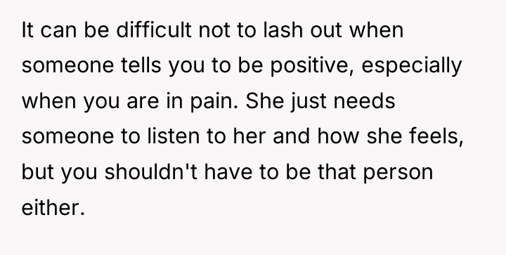 It can be difficult not to lash out when someone...