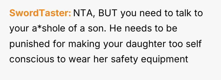 SwordTaster NTA, BUT you need to talk to your a*shole...