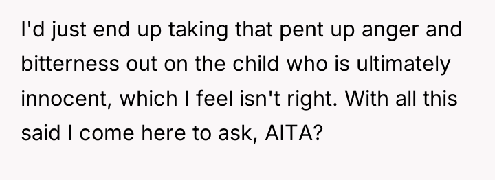 I'd just end up taking that pent up anger and...