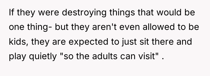 If they were destroying things that would be one thing-...