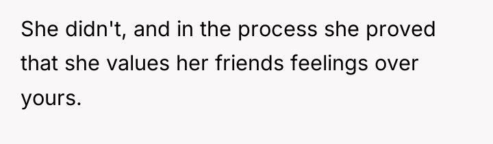 She didn't, and in the process she proved that she...