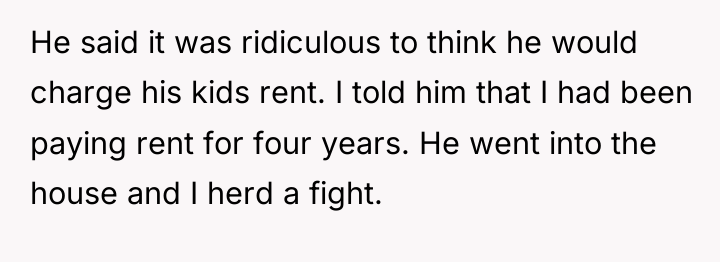 He said it was ridiculous to think he would charge...