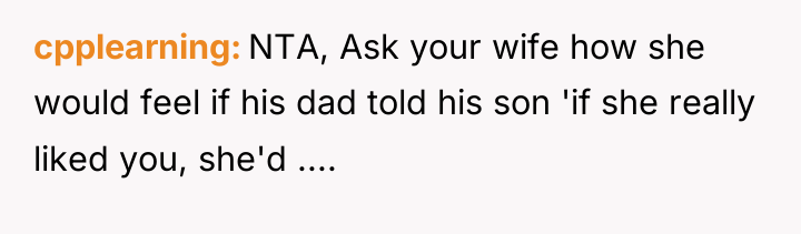 cpplearning NTA, Ask your wife how she would feel if...
