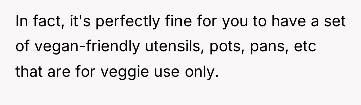 In fact, it's perfectly fine for you to have a...