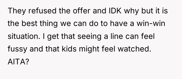 They refused the offer and IDK why but it is...