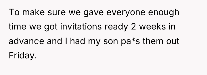 To make sure we gave everyone enough time we got...