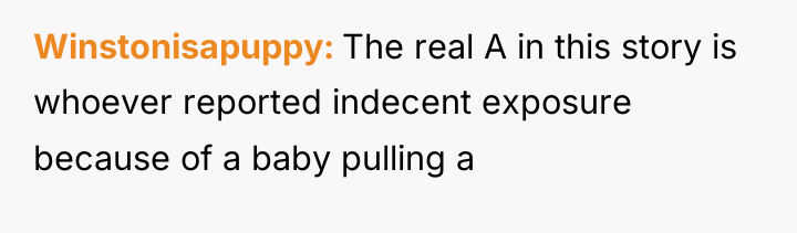 Winstonisapuppy The real A in this story is whoever reported...