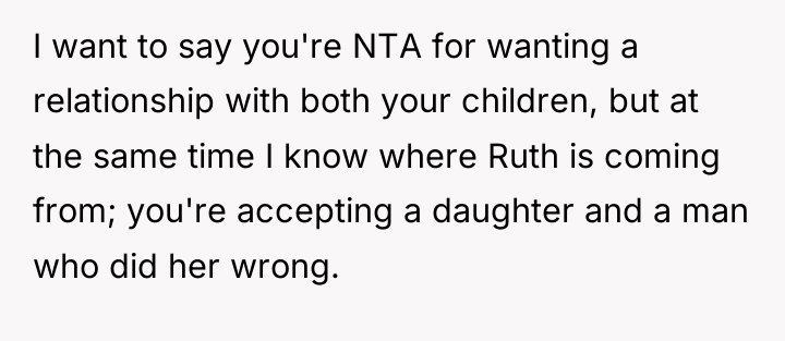 I want to say you're NTA for wanting a relationship...