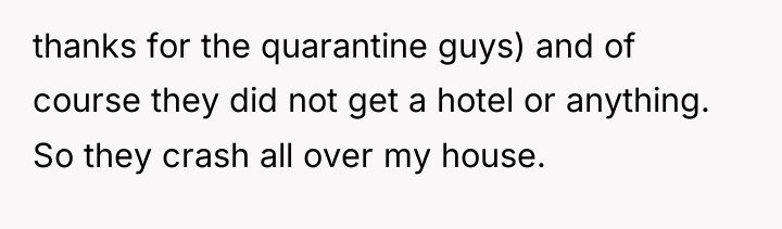 thanks for the quarantine guys) and of course they did...