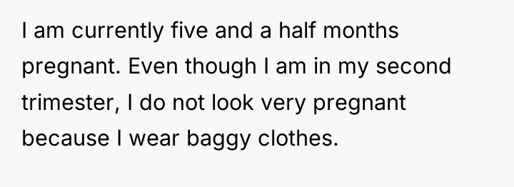 I am currently five and a half months pregnant. Even...