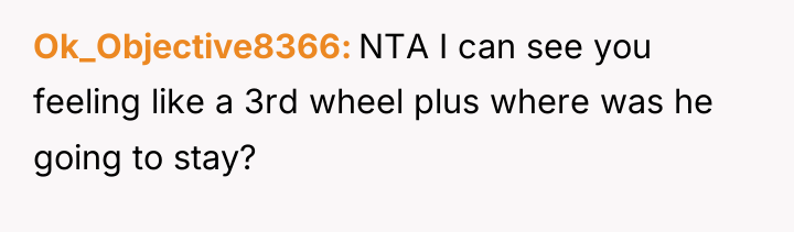 Ok_Objective8366 NTA I can see you feeling like a 3rd...