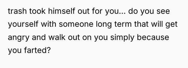 trash took himself out for you... do you see yourself...