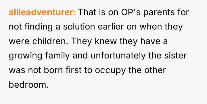 allieadventurer That is on OP's parents for not finding a...