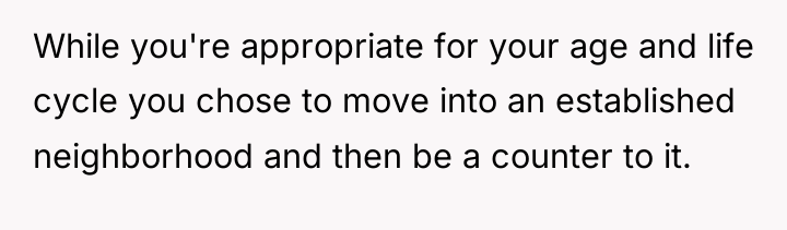 While you're appropriate for your age and life cycle you...