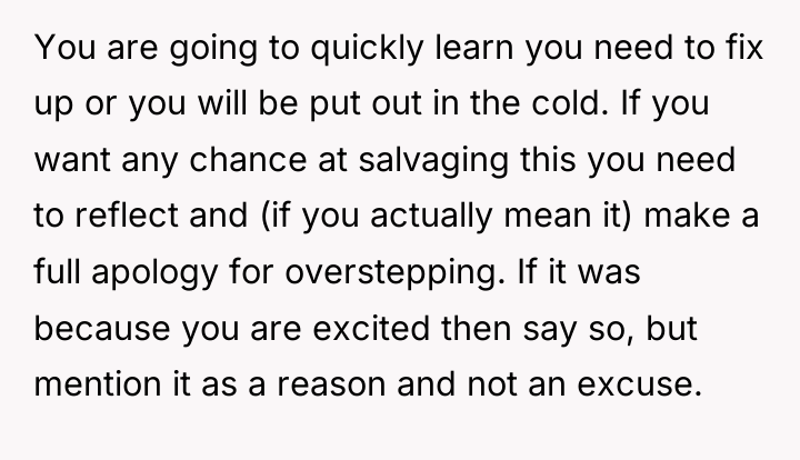 You are going to quickly learn you need to fix...