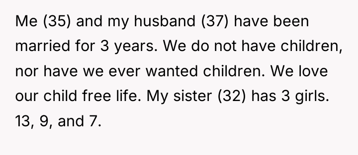 Me (35) and my husband (37) have been married for...