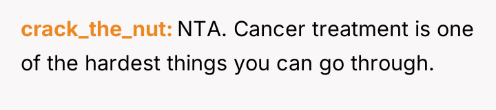 crack_the_nut NTA. Cancer treatment is one of the hardest things...