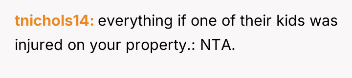 tnichols14 everything if one of their kids was injured on...