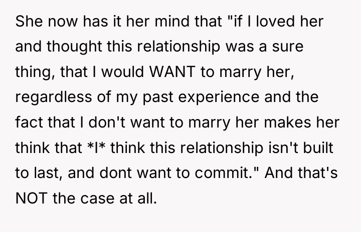 She now has it her mind that "if I loved...
