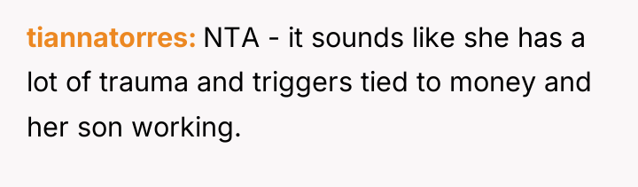 tiannatorres NTA - it sounds like she has a lot...