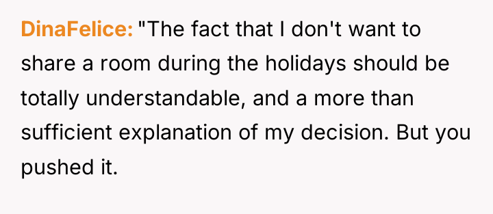 DinaFelice "The fact that I don't want to share a...