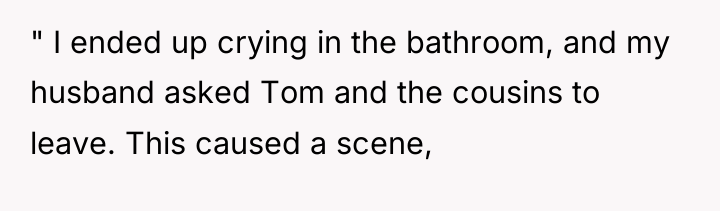 " I ended up crying in the bathroom, and my...