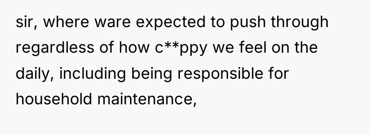 sir, where ware expected to push through regardless of how...