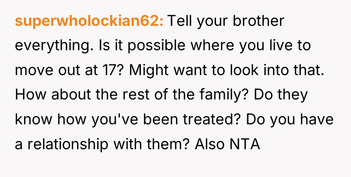 superwholockian62 Tell your brother everything. Is it possible where you...