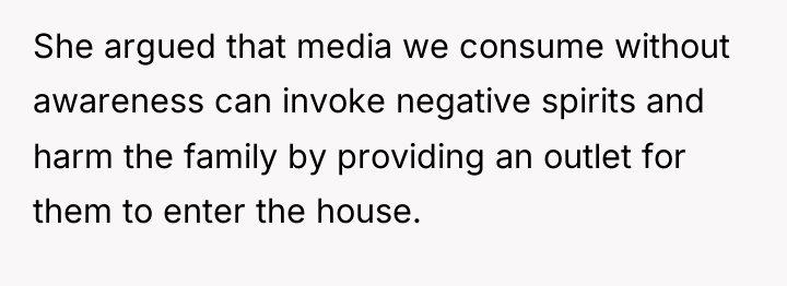 She argued that media we consume without awareness can invoke...