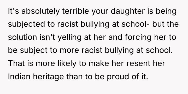 It's absolutely terrible your daughter is being subjected to racist...