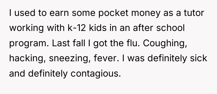 I used to earn some pocket money as a tutor...