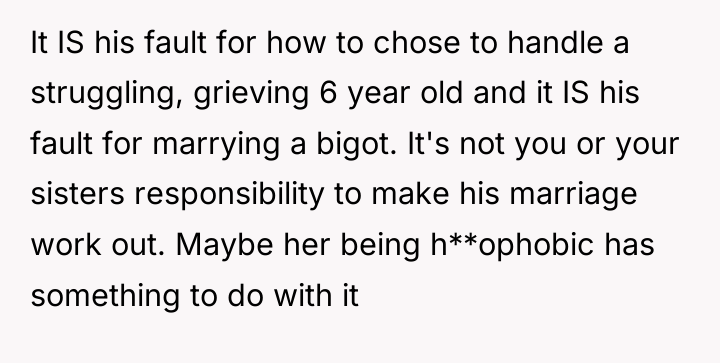 It IS his fault for how to chose to handle...