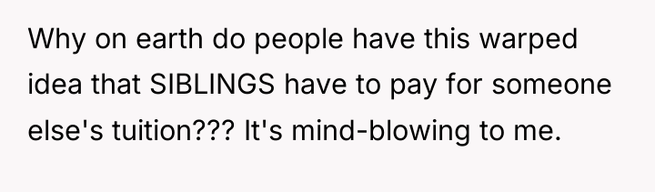 Why on earth do people have this warped idea that...