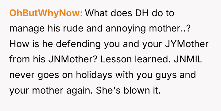 OhButWhyNow What does DH do to manage his rude and...