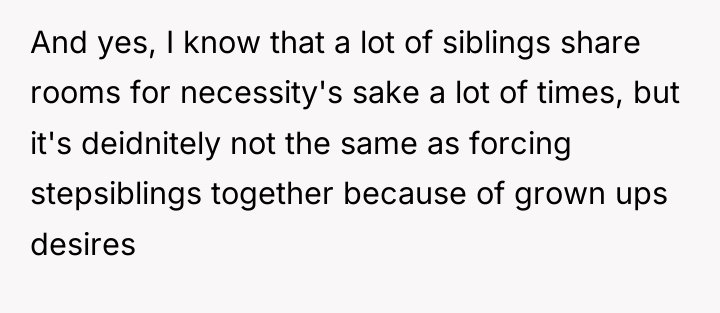 And yes, I know that a lot of siblings share...