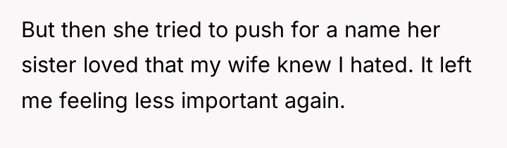 But then she tried to push for a name her...