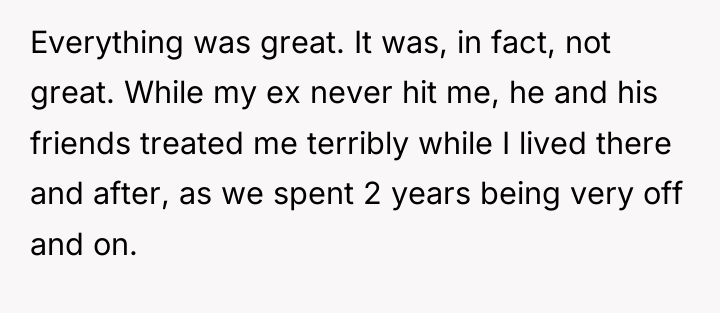 Everything was great. It was, in fact, not great. While...